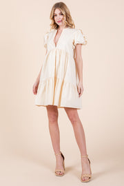 V-Neck Tiered Dress | ABED7516