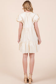 V-Neck Tiered Dress | ABED7516