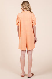Collared Oversize Romper | ABER7502