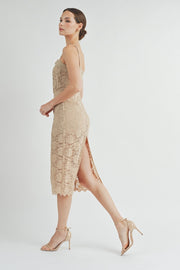 Corset Midi Dress | ABND0679 | INSTOCK