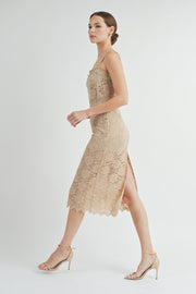 Corset Midi Dress | ABND0679 | INSTOCK