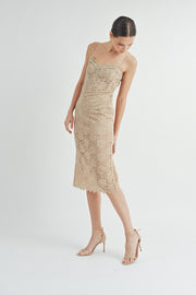 Corset Midi Dress | ABND0679 | INSTOCK