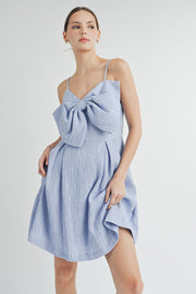 Top Front Big Bow Mini Dress | ABED7507