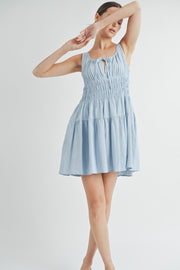 Sleeveless Cotton Mini Dress | ABSD7542