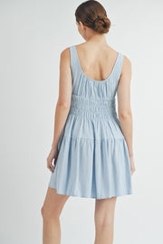 Sleeveless Cotton Mini Dress | ABSD7542