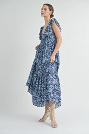 V-Neck Maxi Dress | ABSD7519