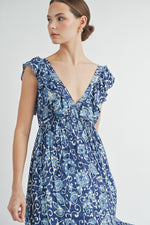 Load image into Gallery viewer, V-Neck Maxi Dress | ABSD7519
