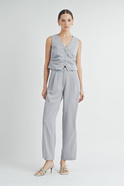 Side Pleats Vest | ABJT7546