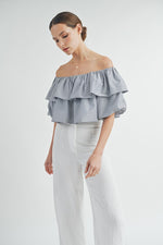 Load image into Gallery viewer, Off-The-Shoulder Bubble Top | ABST7546
