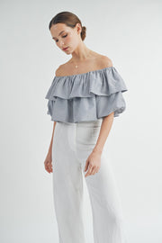 Off-The-Shoulder Bubble Top | ABST7546