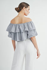 Load image into Gallery viewer, Off-The-Shoulder Bubble Top | ABST7546
