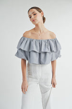 Load image into Gallery viewer, Off-The-Shoulder Bubble Top | ABST7546
