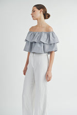Load image into Gallery viewer, Off-The-Shoulder Bubble Top | ABST7546
