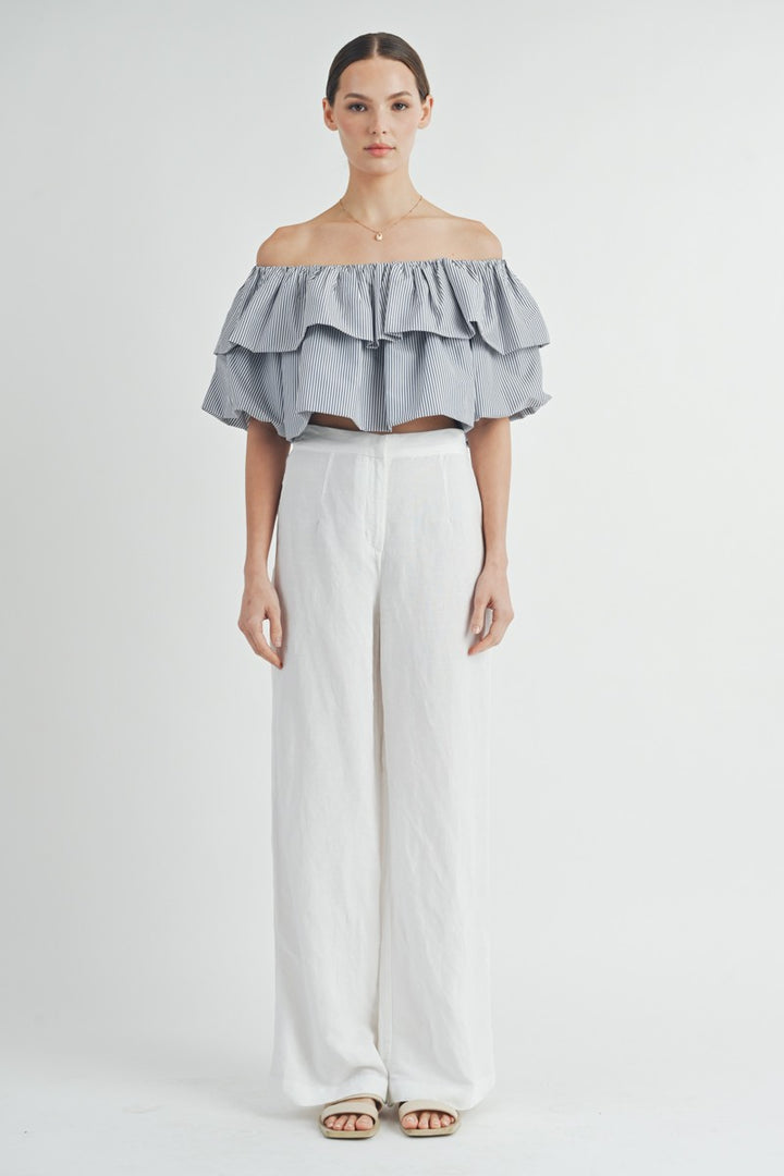 Off-The-Shoulder Bubble Top | ABST7546