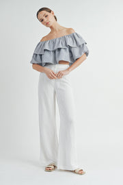 Off-The-Shoulder Bubble Top | ABST7546