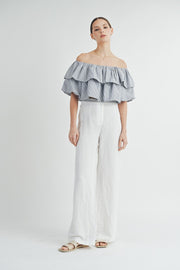 Off-The-Shoulder Bubble Top | ABST7546