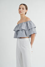 Load image into Gallery viewer, Off-The-Shoulder Bubble Top | ABST7546
