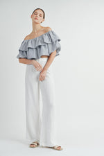 Load image into Gallery viewer, Off-The-Shoulder Bubble Top | ABST7546
