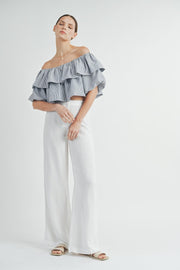 Off-The-Shoulder Bubble Top | ABST7546