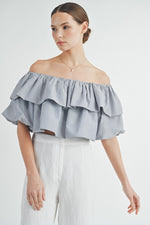 Load image into Gallery viewer, Off-The-Shoulder Bubble Top | ABST7546
