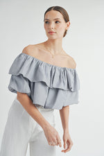 Load image into Gallery viewer, Off-The-Shoulder Bubble Top | ABST7546
