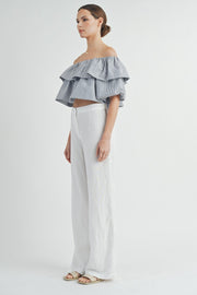 Off-The-Shoulder Bubble Top | ABST7546