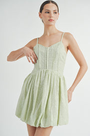 Corset Bubble Hem Mini Dress | ABND0631-2