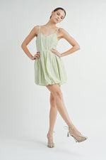 Load image into Gallery viewer, Corset Bubble Hem Mini Dress | ABND0631-2
