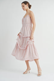 Tiered ruffles Maxi Dress | ABED7521