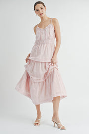 Tiered ruffles Maxi Dress | ABED7521