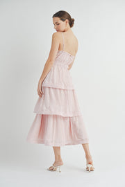 Tiered ruffles Maxi Dress | ABED7521