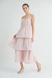 Tiered ruffles Maxi Dress | ABED7521