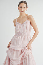 Tiered ruffles Maxi Dress | ABED7521