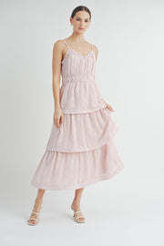 Tiered ruffles Maxi Dress | ABED7521