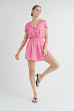 Load image into Gallery viewer, Short Sleeve Romper | ABER7504
