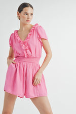 Load image into Gallery viewer, Short Sleeve Romper | ABER7504

