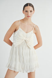 Sleeveless Bow Romper | ABER7505