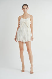 Sleeveless Bow Romper | ABER7505
