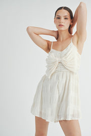 Sleeveless Bow Romper | ABER7505