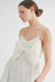 Sleeveless Bow Romper | ABER7505