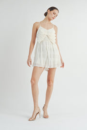 Sleeveless Bow Romper | ABER7505