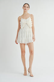 Sleeveless Bow Romper | ABER7505