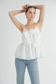 Bow Front Babydoll Cami Top | ABET7512