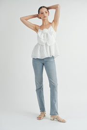 Bow Front Babydoll Cami Top | ABET7512