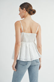 Bow Front Babydoll Cami Top | ABET7512