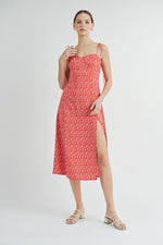 Load image into Gallery viewer, Spaghetti Strap Midi Dress / S#ABHD0133
