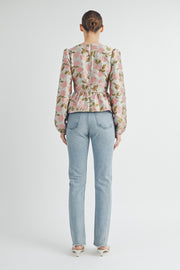 Floral Peplum Top | ABET7521 | INSTOCK