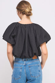 Bubble Crop Top | ABST7524