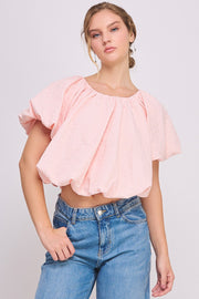 Bubble Crop Top | ABST7524