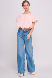 Bubble Crop Top | ABST7524